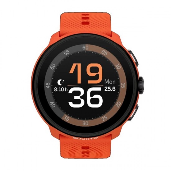 Suunto Run Coral Orange reloj GPS AMOLED liviano para running con música offline